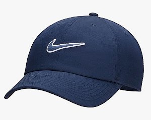 Boné Nike Masculino Club Swoosh- Azul Marinho FB5369