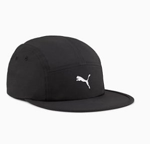 Boné Puma Masculino Essentials Running 5 Panel - Preto 026168