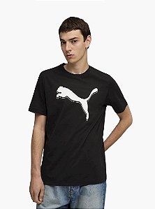 Camiseta Puma Masculina Graphic Tee- Preta 688030