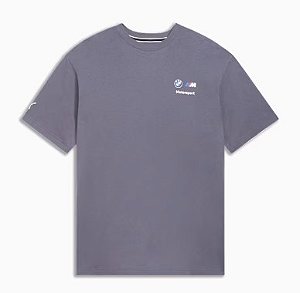 Camiseta Puma Masculina BMW M Motorsport- Cinza chumbo