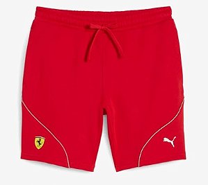 Bermuda Puma Masculina Scuderia Ferrari Race- Vermelha 623799