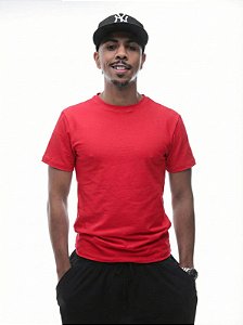 Camiseta Masculina Ermek Label - Vermelha