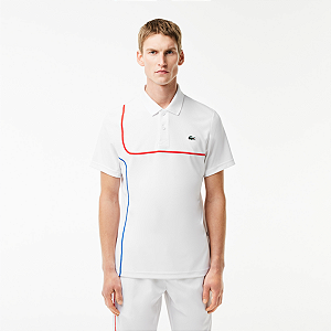 Polo Lacoste Masculina Ultra Dry- Branca DH7362