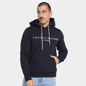 Moletom Tommy Hilfiger Masculino - Azul Marinho