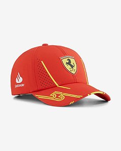 Boné Puma  Masculino Scuderia Ferrari- Vermelho Alaranjado