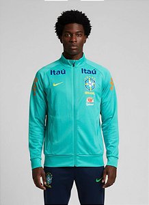 Jaqueta Nike Masculina Seleção Brasileira - Verde  água FZ5444