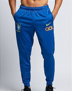 Calça Nike Masculina Seleção Brasileira - Azul FZ5445477 ( ESTRELAS do PENTA)