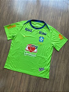 Camiseta Nike Masculina  Treino Seleção Brasileira - Verde  2024/25