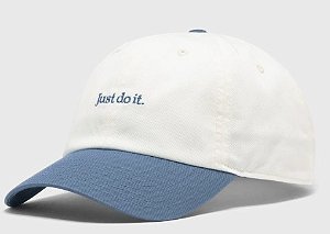 Boné Nike Masculino Just do IT - Branco/azul  FB5370139