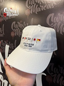 Boné Tommy Hilfiger Bandeira Náutica - Branco