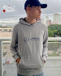 Moletom Puma Masculino Mercedes-AMG Petronas F1- Cinza 623749