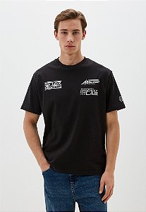 Camiseta Puma Masculina Mercedes Garage Crew Tee - Preta 621139