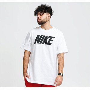 Camiseta Nike  Masculina Icon - Branca DX1981