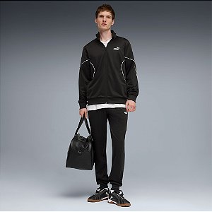 Agasalho Puma Masculino Poly Piping Suit - Preto  691765
