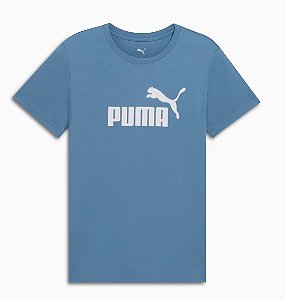 Camiseta Puma Feminina Essentials - Azul 688870