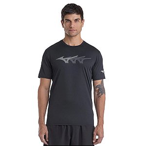 Camiseta Masculina Mizuno Focus Stamp - Preta