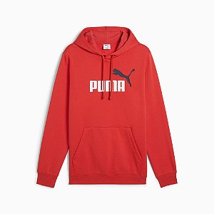 Moletom Puma Masculino Ess Big Logo Colors -Vermelho 684711