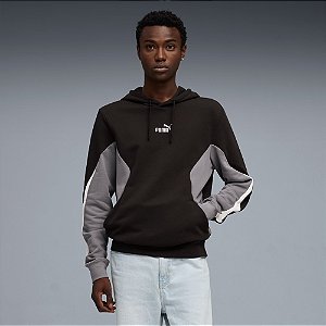 Moletom Puma Masculino Essentials  Block Hoodie - Preto  69169901