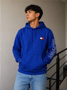 Moletom Tommy Hilfiger Masculino Letreiro-Azul Royal 4300143148