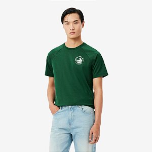 Camiseta Lacoste Masculina Edição Miami Open-Verde TH043251132