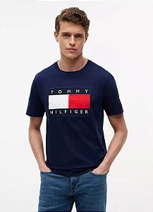 Camiseta Tommy Hilfiger-Azul Marinho 4300143137