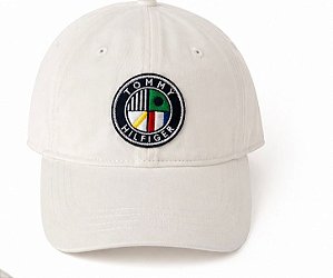 Boné Tommy Hilfiger Masculino Circle Logo - Branco XM07712100Y