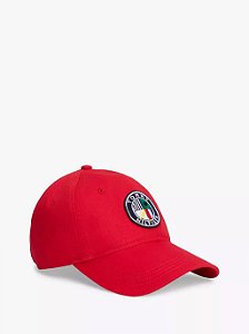 Boné Tommy Hilfiger Masculino Circle Logo -Vermelho  XM07712600X