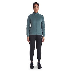 Agasalho Feminino Mizuno Root III-Verde Sálvia MIFST6411