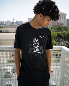 Camiseta Masculina Mizuno SportStyle - Preta MIMSS6654