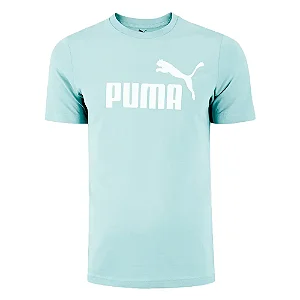 Camiseta Masculina Puma ESS no.1logo Azul bebê