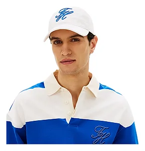 Boné Masculino Tommy Hilfiger Script Soft - Branco e Azul