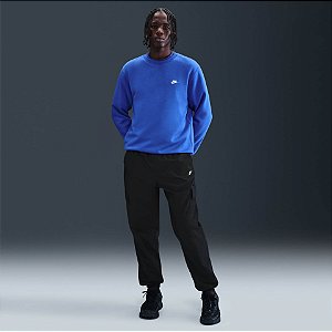 Calça Nike Club Woven Masculina - Preta - HJ1990