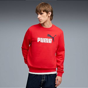 Moletom Masculino Puma Ess 2 Color-Vermelho 68470911