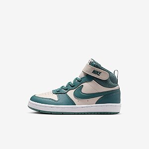 Tênis Nike Court Borough Mid 2- Verde/Off White CD7782