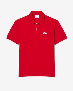 Polo Masculina Lacoste Edição Canadá-Vermelha PH5036