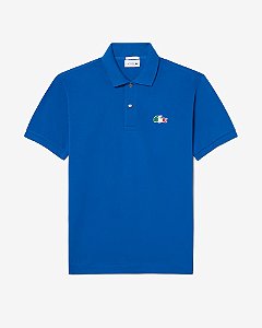 Polo Masculina Lacoste Edição Itália-Azul PH5039