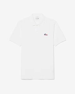 Polo Masculina Lacoste Edição  EUA-Branca  PH5007