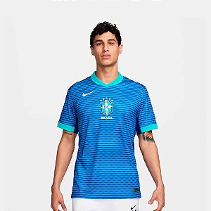 Camiseta Masculina Nike Seleção Brasileira Uniforme-Azul FJ4283