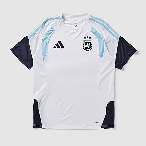 Camiseta Masculina Adidas Argentina AFA-Branca JY7029