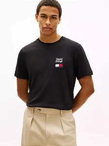 Camiseta Masculina Tommy Hilfiger- Preta MW42367
