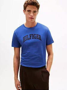 Camiseta Masculina Tommy Hilfiger-Azul  XM06430