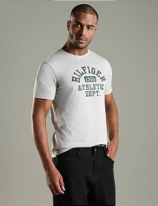 Camiseta Masculina Tommy Hilfiger-Cinza XM05718