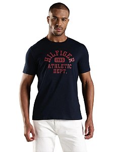 Camiseta Masculina Tommy Hilfiger-Azul Marinho XM05717