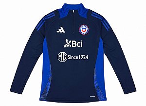 Manga Longa Masculina Adidas Chile -Azul