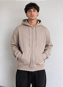 Moletom Masculino Essencial-Bege HM525