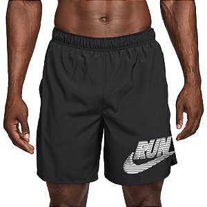 Bermuda Masculina  Nike Dri-FIT Challenger Energy Run - Preto   IF9487010
