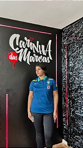 Polo Feminina Nike Seleção Brasilera-Azul Marinho FJ7132