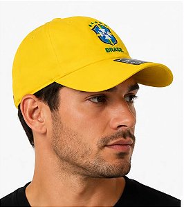 Boné Masculino Nike Seleção Brasileira-Amarelo IBO172