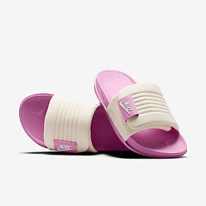 Chinelo Feminino Nike Offcourt Adjust-Rosa/Branco DV1033500