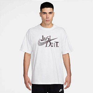 Camiseta Nike  Masculina Sportswear Just do It - Branca IH1375100